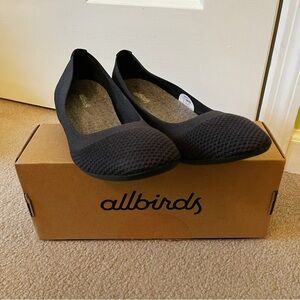 Allbirds Women’s Tree Breezers dark navy blue knit flats (size 10) - BARELY WORN
